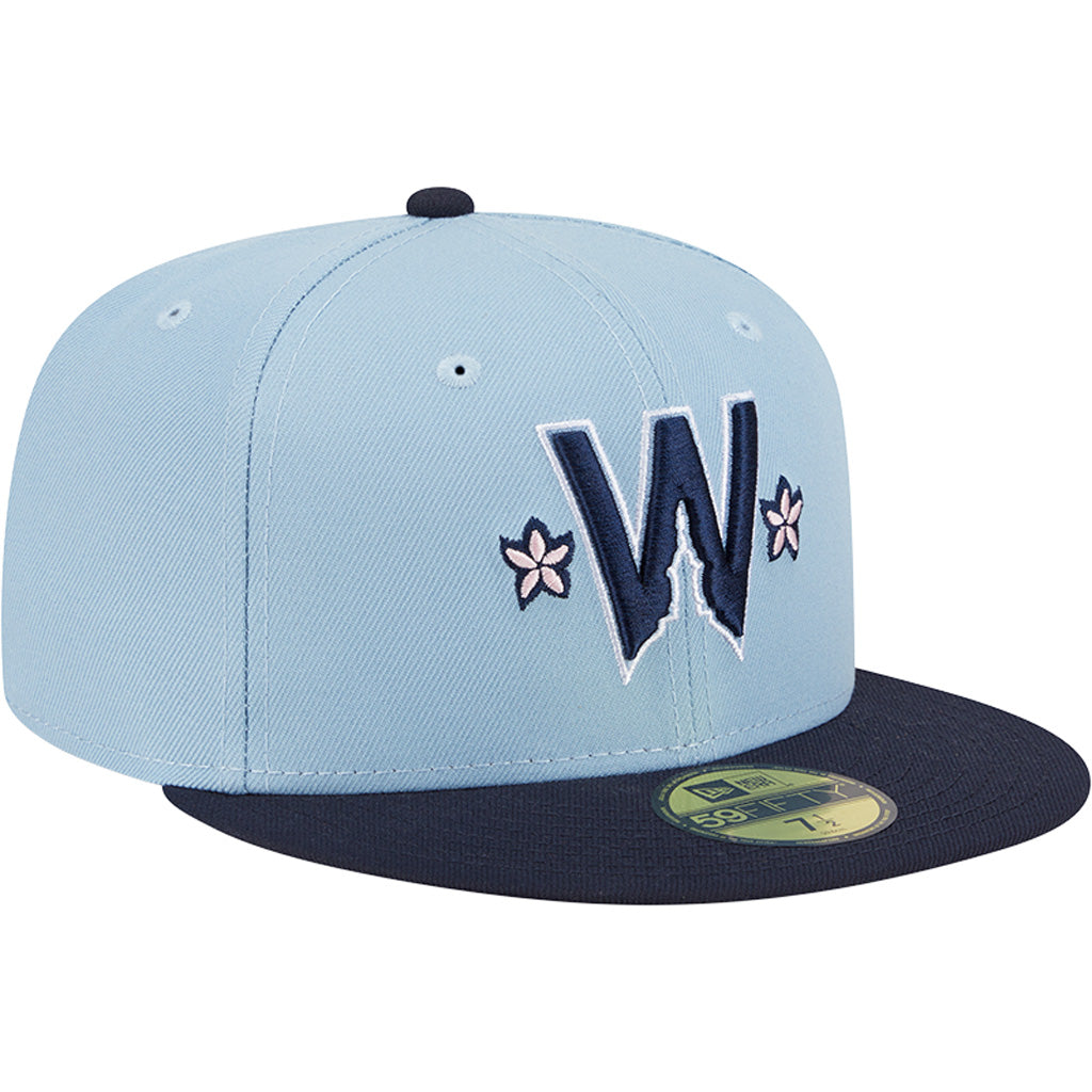MLB Washington Nationals New Era 2025 City Connect Authentic Collection 59FIFTY Fitted Hat - Blue
