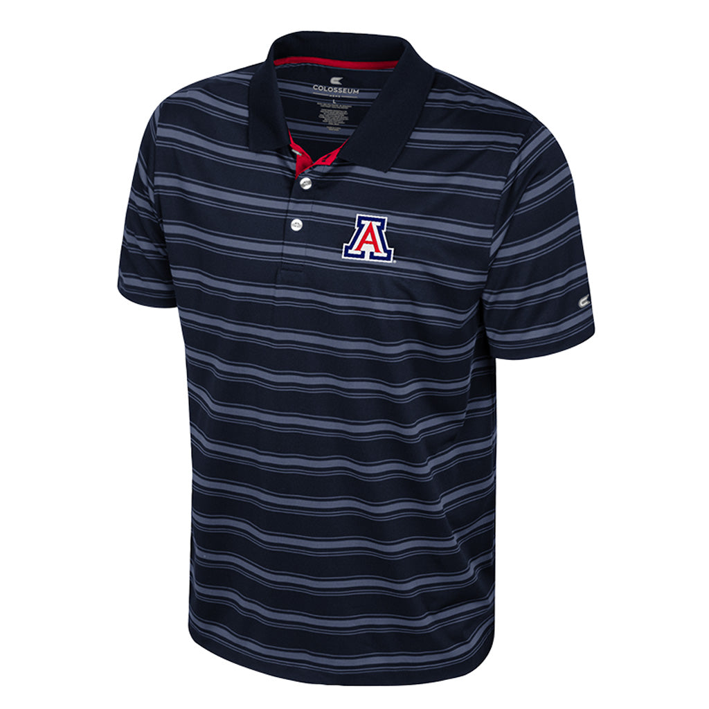 NCAA Arizona Wildcats Colosseum Milk Steak Polo - Navy