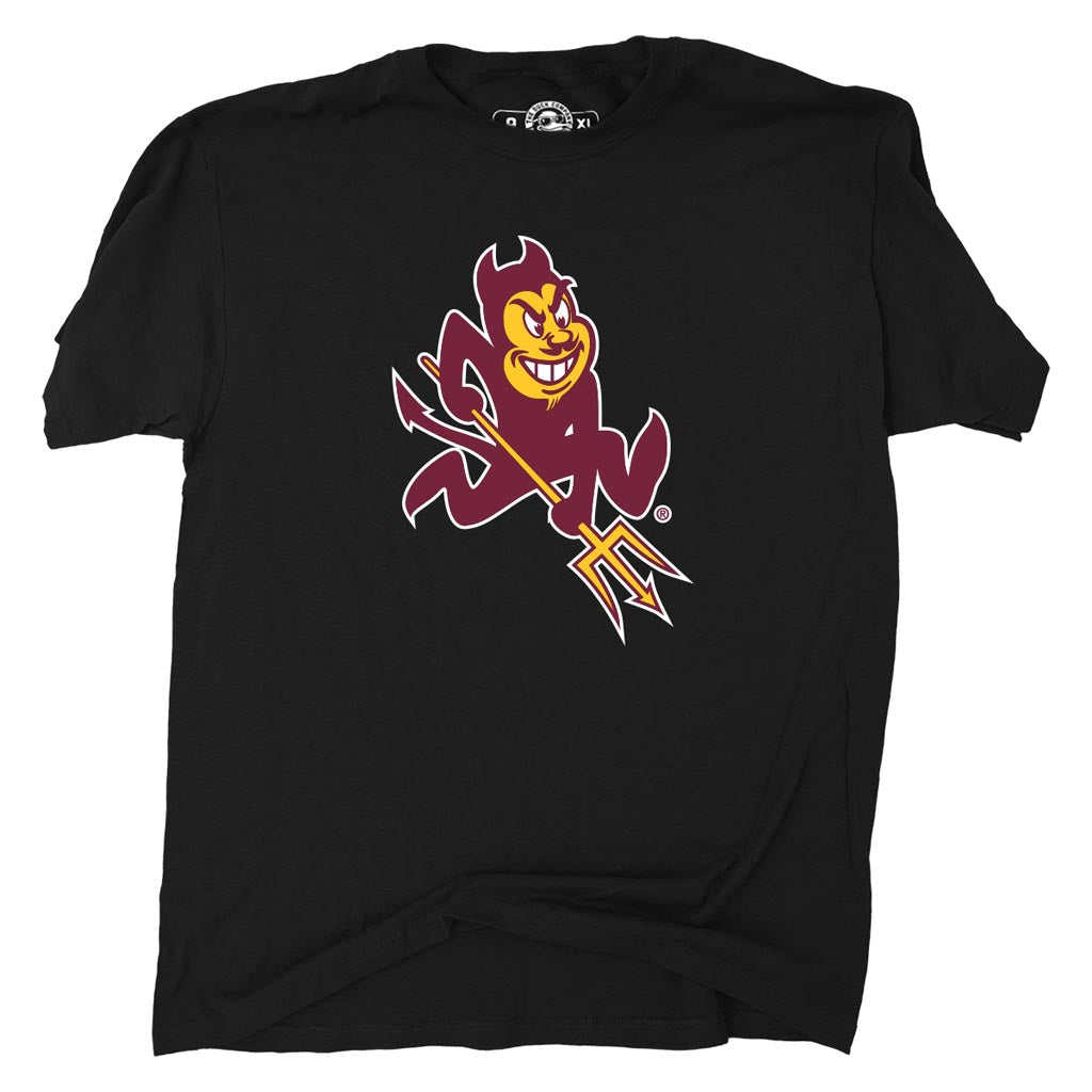 NCAA Arizona State Sun Devils The Duck Company Sparky T-Shirt - Black