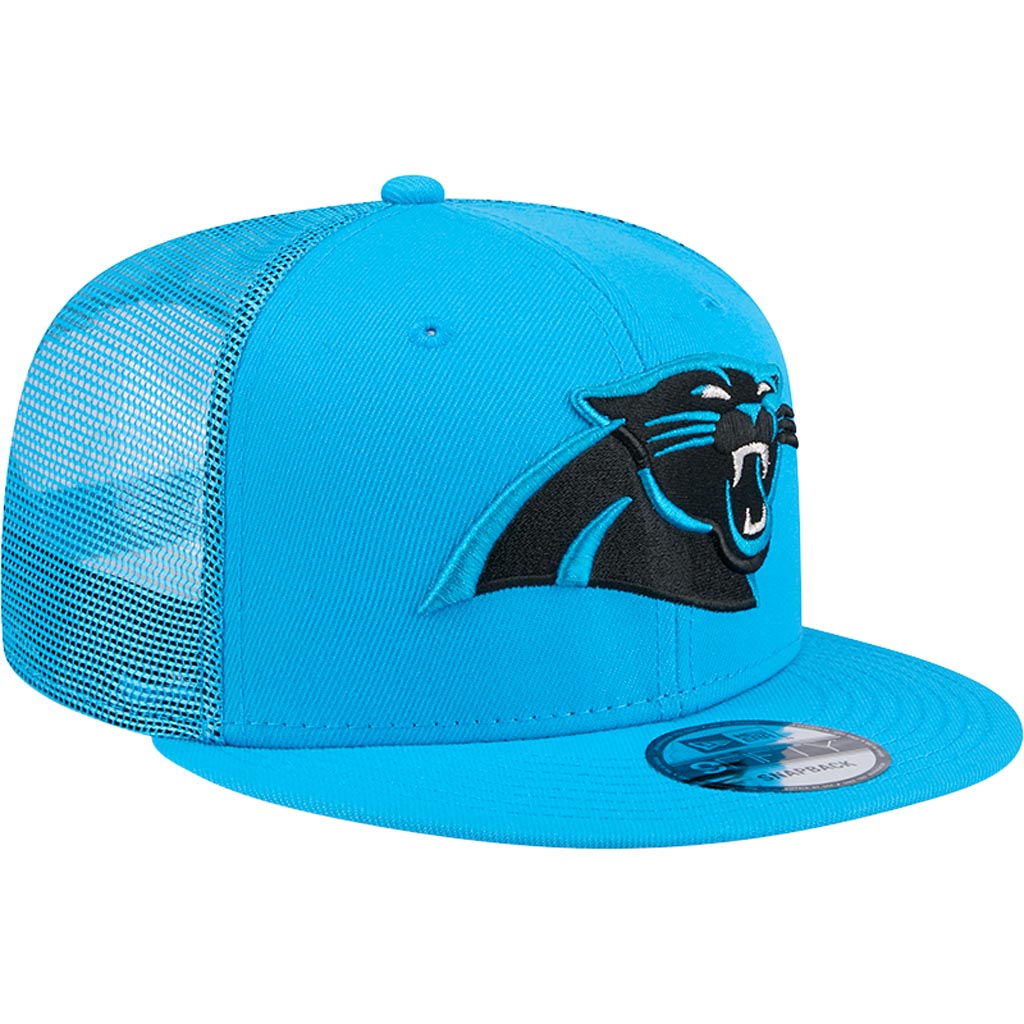 NFL Carolina Panthers New Era 9FIFTY Snapback Trucker Hat - Blue