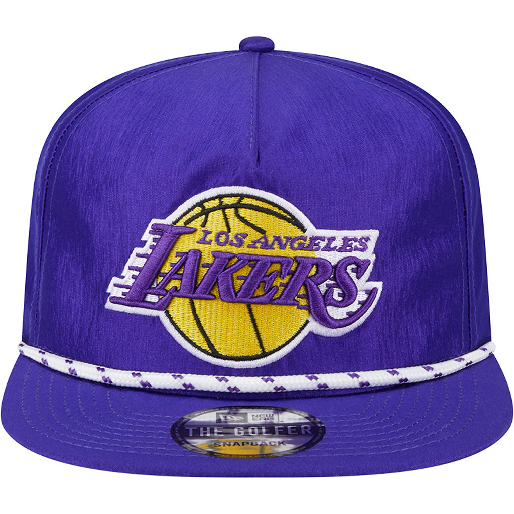 NBA Los Angeles Lakers New Era Team Rope Golfer 9FIFTY Hat - Purple