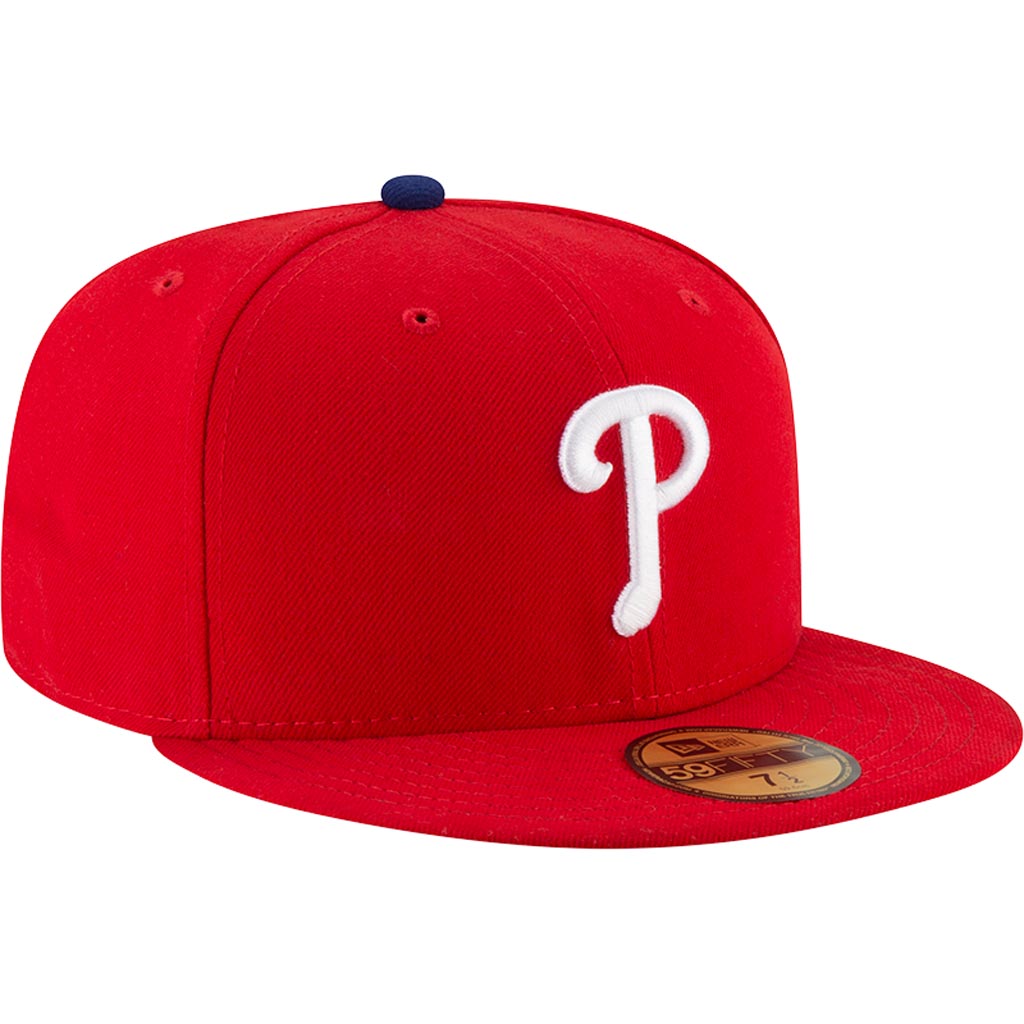 MLB Philadelphia Phillies New Era Authentic Collection Home On-Field 59FIFTY Fitted Hat - Red