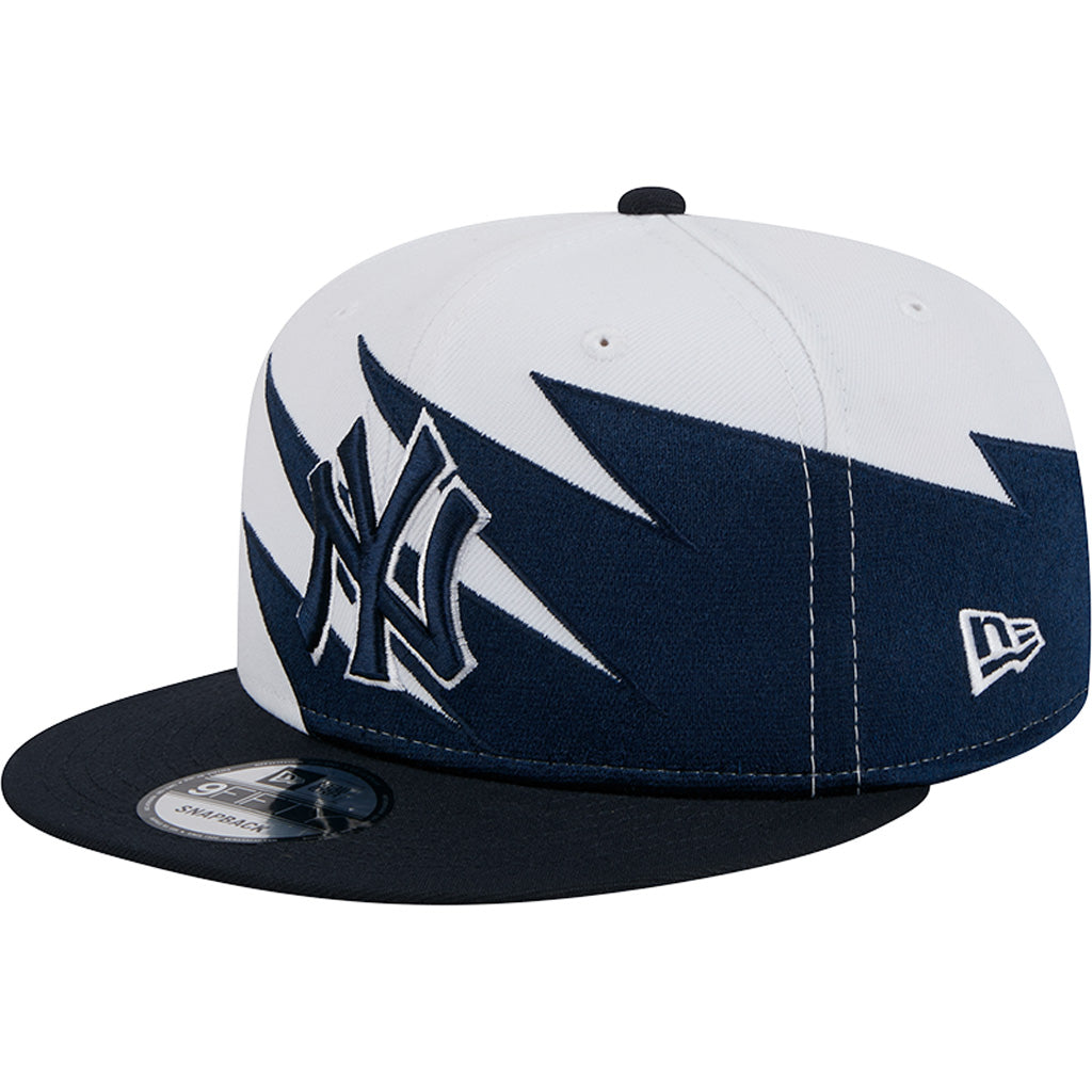 MLB New York Yankees New Era Jagged 9FIFTY Snapback Hat - White