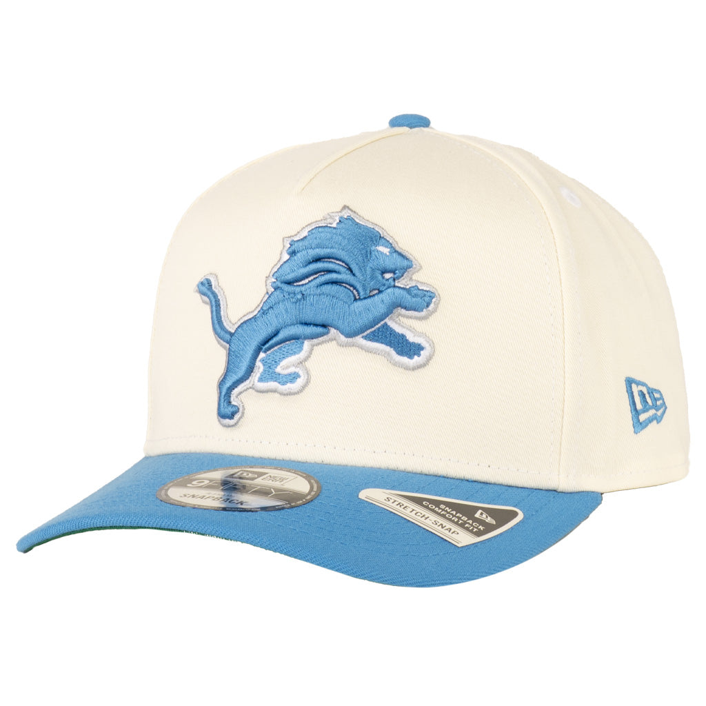 NFL Detroit Lions New Era Primary Two-Tone TC 9FIFTY A-Frame Snapback Hat - Cream