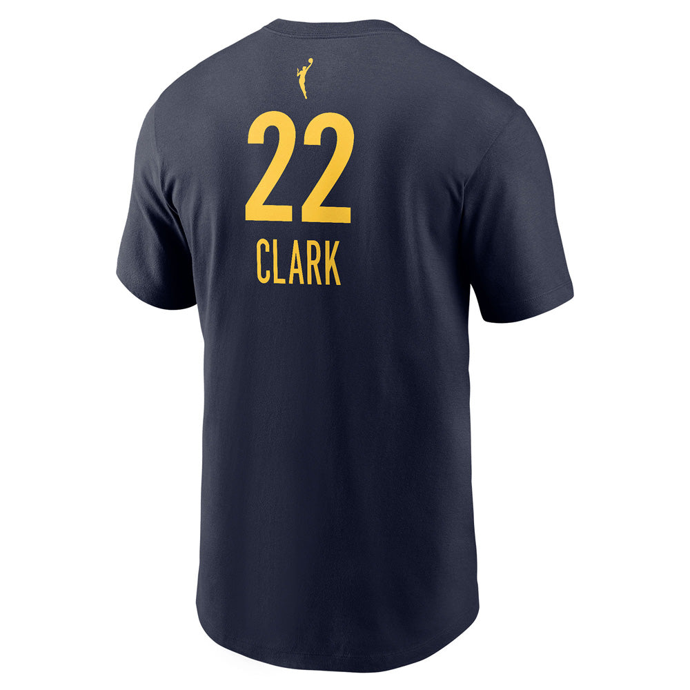 WNBA Indiana Fever Caitlin Clark Nike Explorer Name & Number T-Shirt - Navy