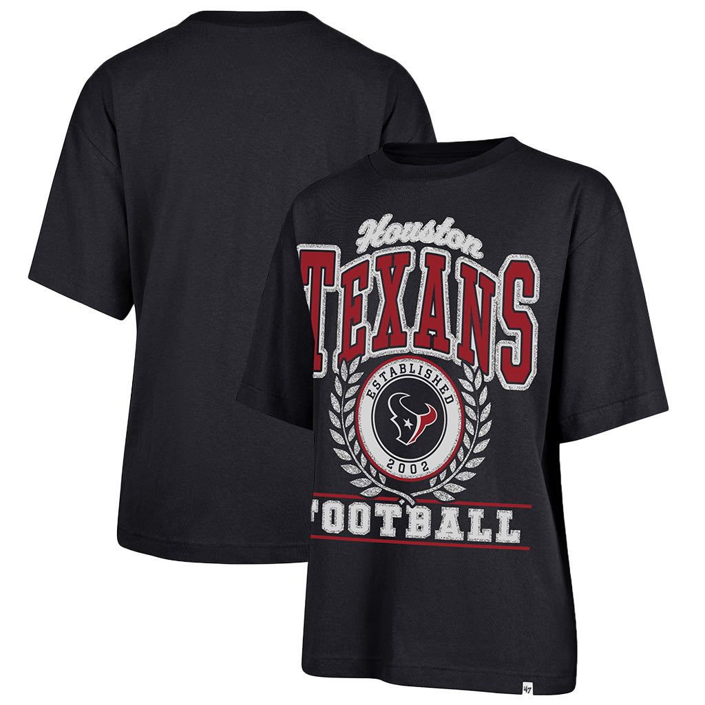 NFL Houston Texans Women's '47 Ring True Foundation T-Shirt - Navy