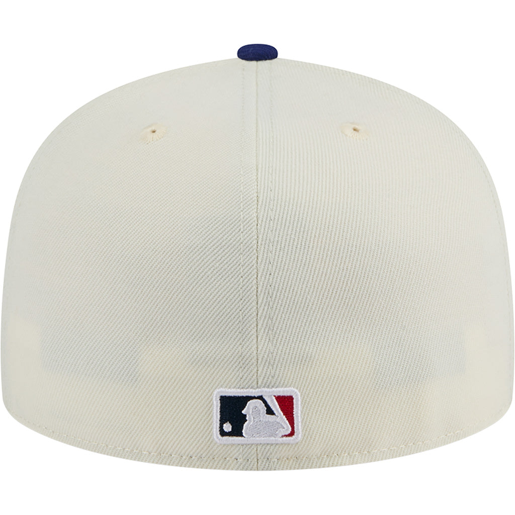 MLB Los Angeles Dodgers New Era Two-Tone Chrome OTC 59FIFTY Fitted Hat - Chrome