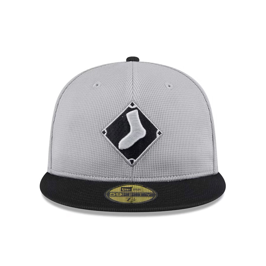 MLB Chicago White Sox New Era 2025 Graphite Batting Practice 59FIFTY Fitted Hat - Graphite