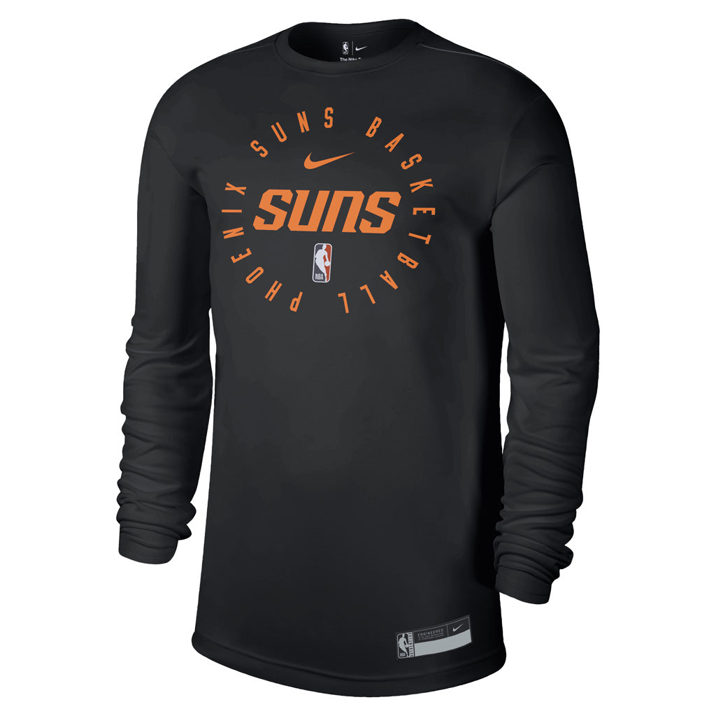 NBA Phoenix Suns Nike 2024/25 Practice Long Sleeve T-Shirt - Black