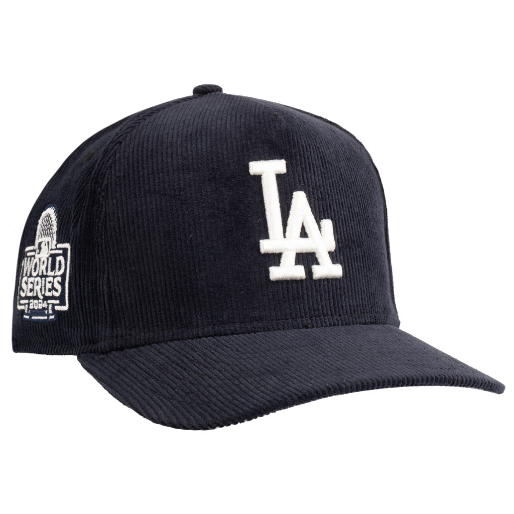 MLB Los Angeles Dodgers New Era Corduroy 9FIFTY A-Frame Snapback Hat - Navy