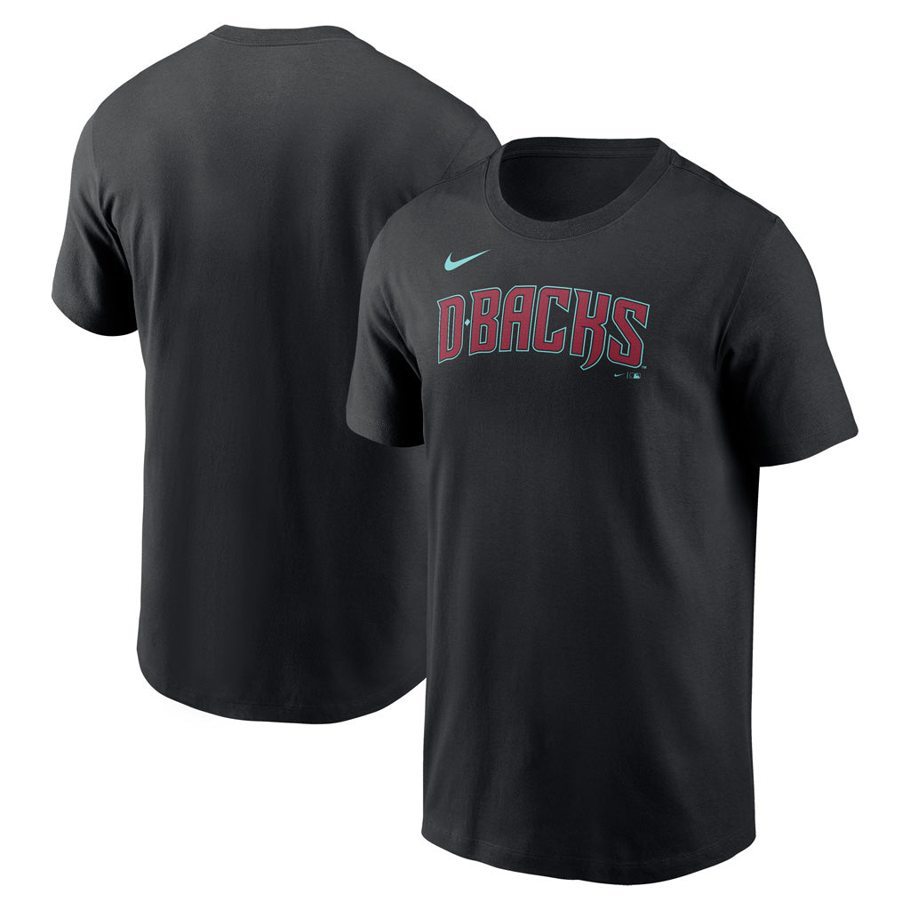 MLB Arizona Diamondbacks Nike FUSE Wordmark T-Shirt - Black