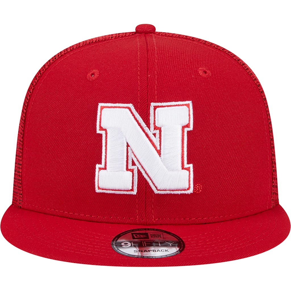 NCAA Nebraska Cornhuskers New Era 9FIFTY Snapback Trucker Hat - Red