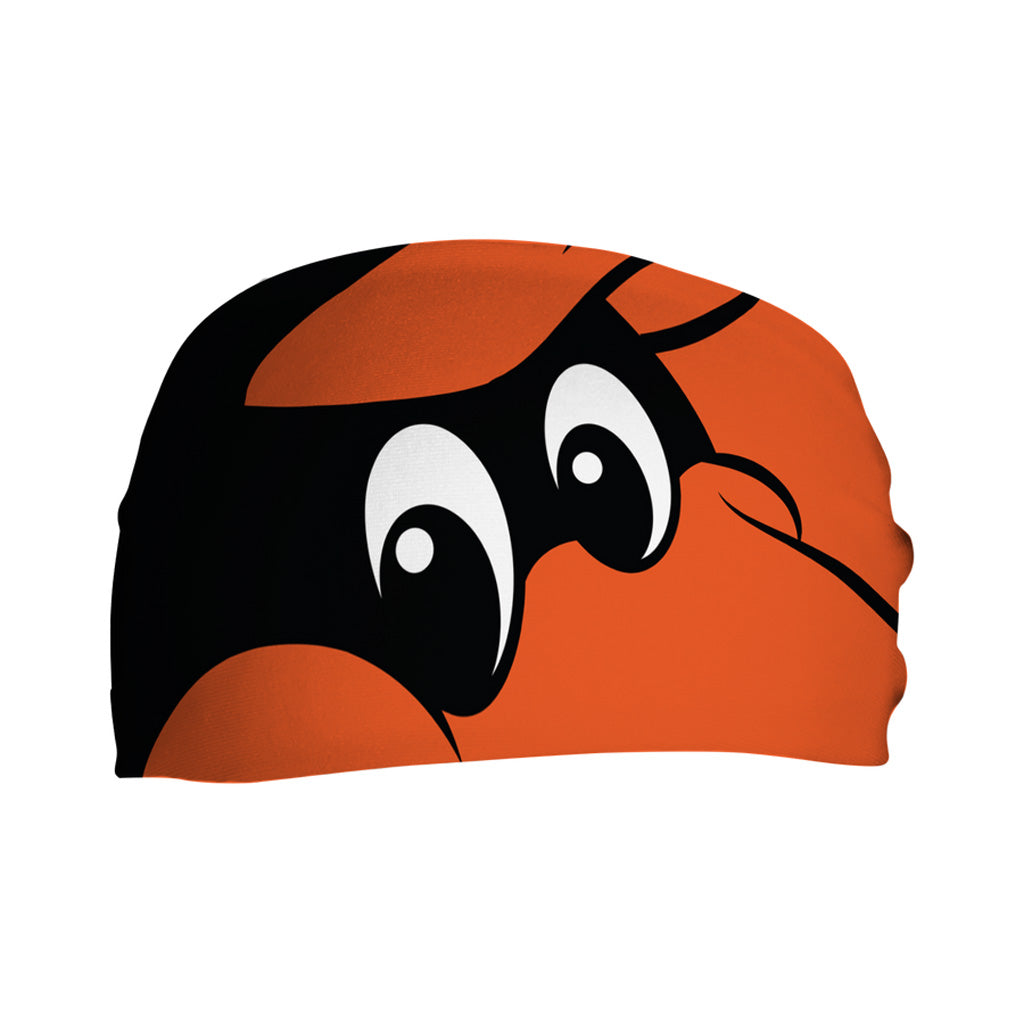 MLB Baltimore Orioles Vertical Athletics Mascot Stare Headband - Orange
