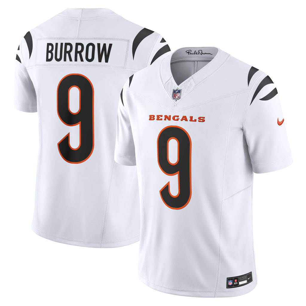 NFL Cincinnati Bengals Joe Burrow Nike Road Vapor F.U.S.E. Limited Jersey - White