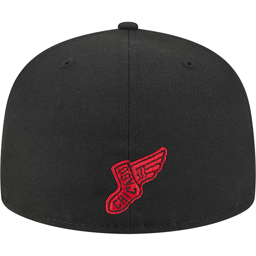 MLB Chicago White Sox New Era 2025 City Connect Fan Pack 59FIFTY Fitted Hat - Black