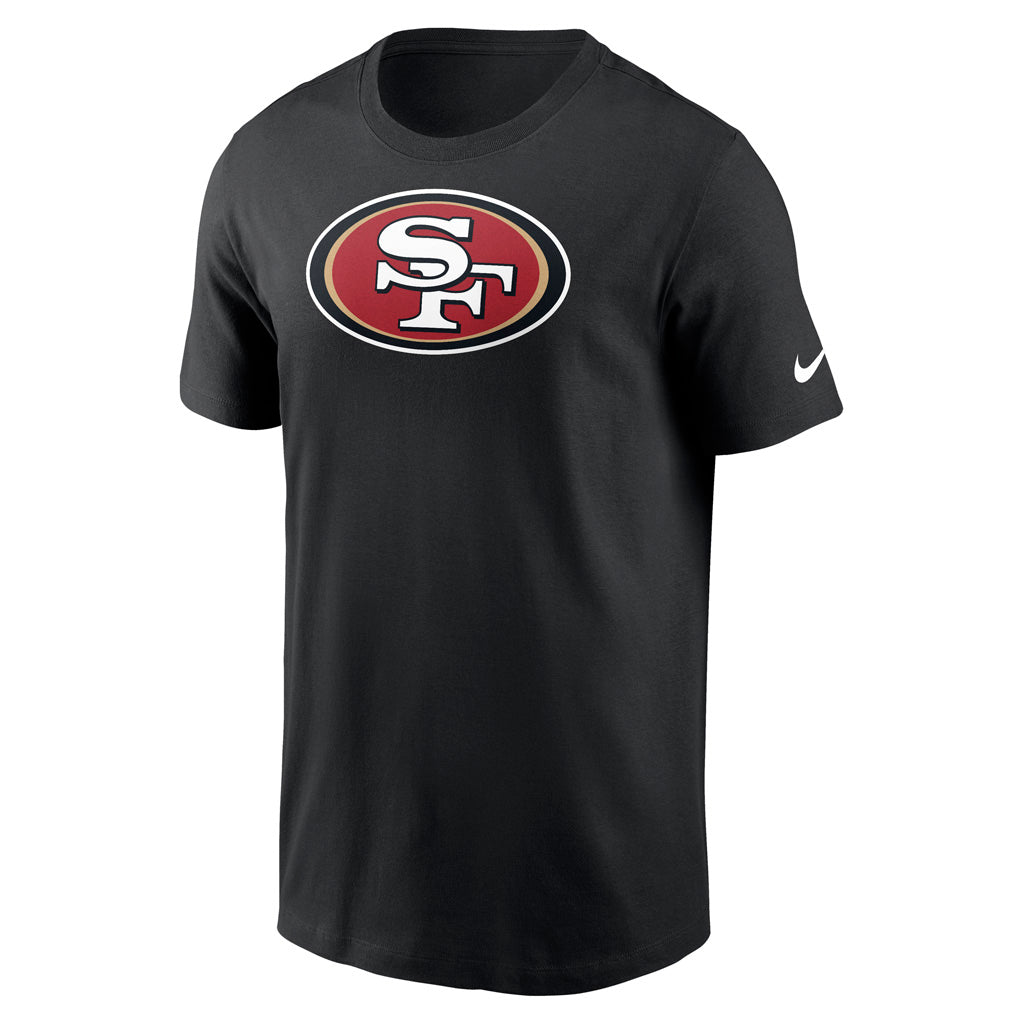 NFL San Francisco 49ers Nike Logo Essential T-Shirt - Black