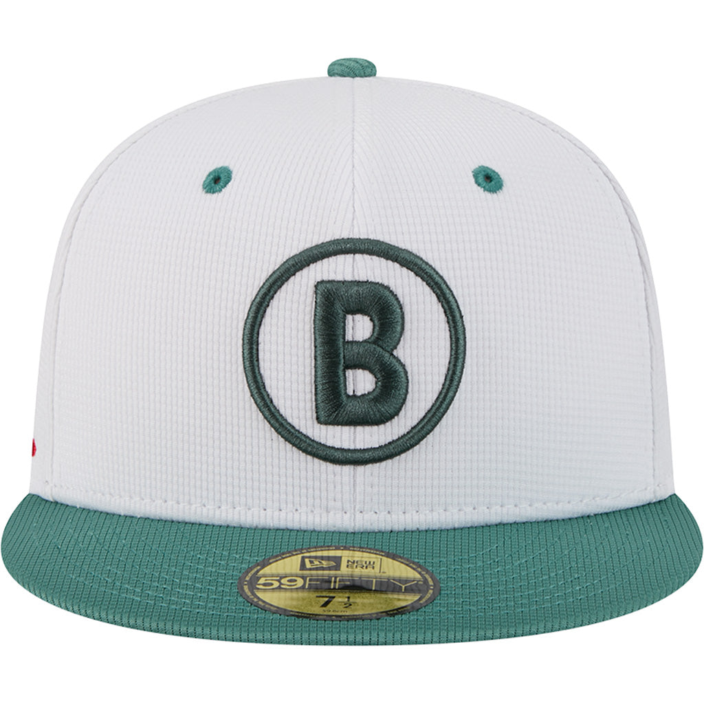 MLB Boston Red Sox New Era 2025 City Connect Batting Practice 59FIFTY Fitted Hat - White