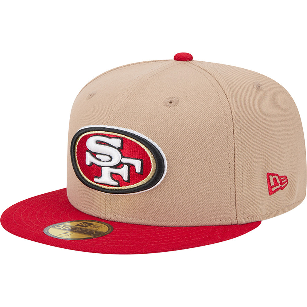 NFL San Francisco 49ers New Era Camel 59FIFTY Fitted Hat