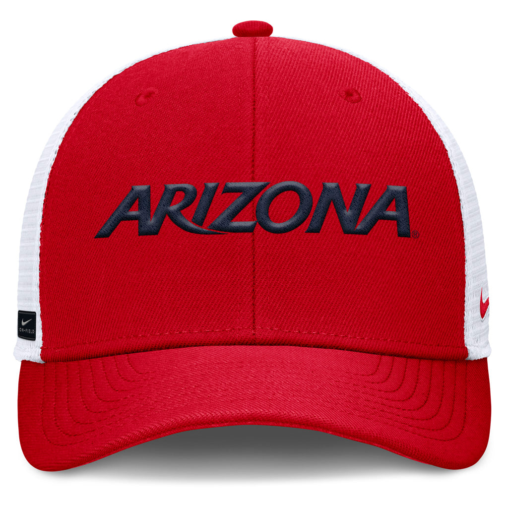 NCAA Arizona Wildcats Nike Script Snapback Trucker Hat - Red