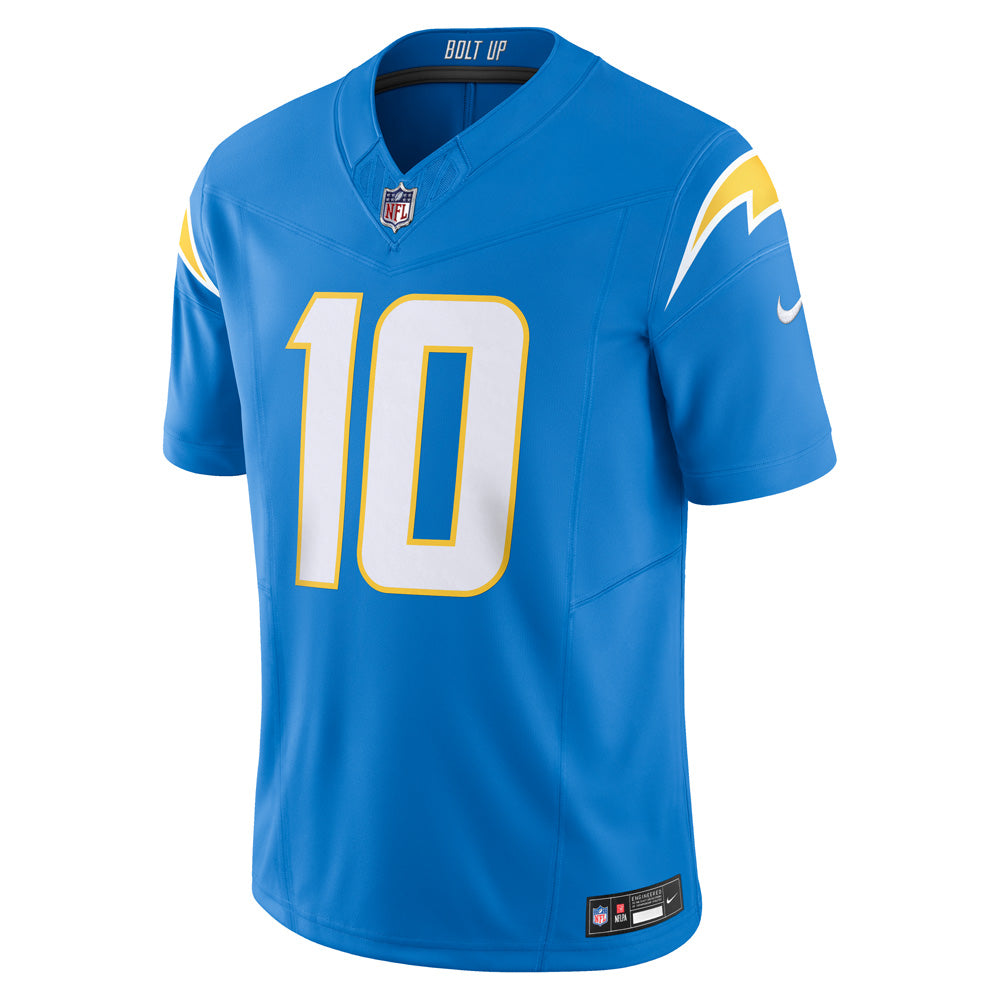 NFL Los Angeles Chargers Justin Herbert Nike Home Vapor F.U.S.E Limited Jersey - Blue