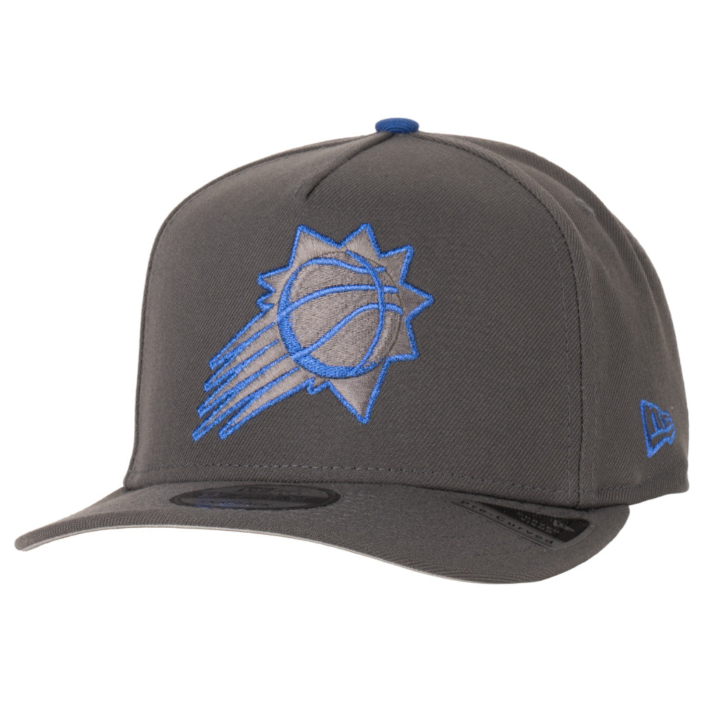 NBA Phoenix Suns New Era Azurite 9FIFTY A-Frame Snapback Hat - Graphite