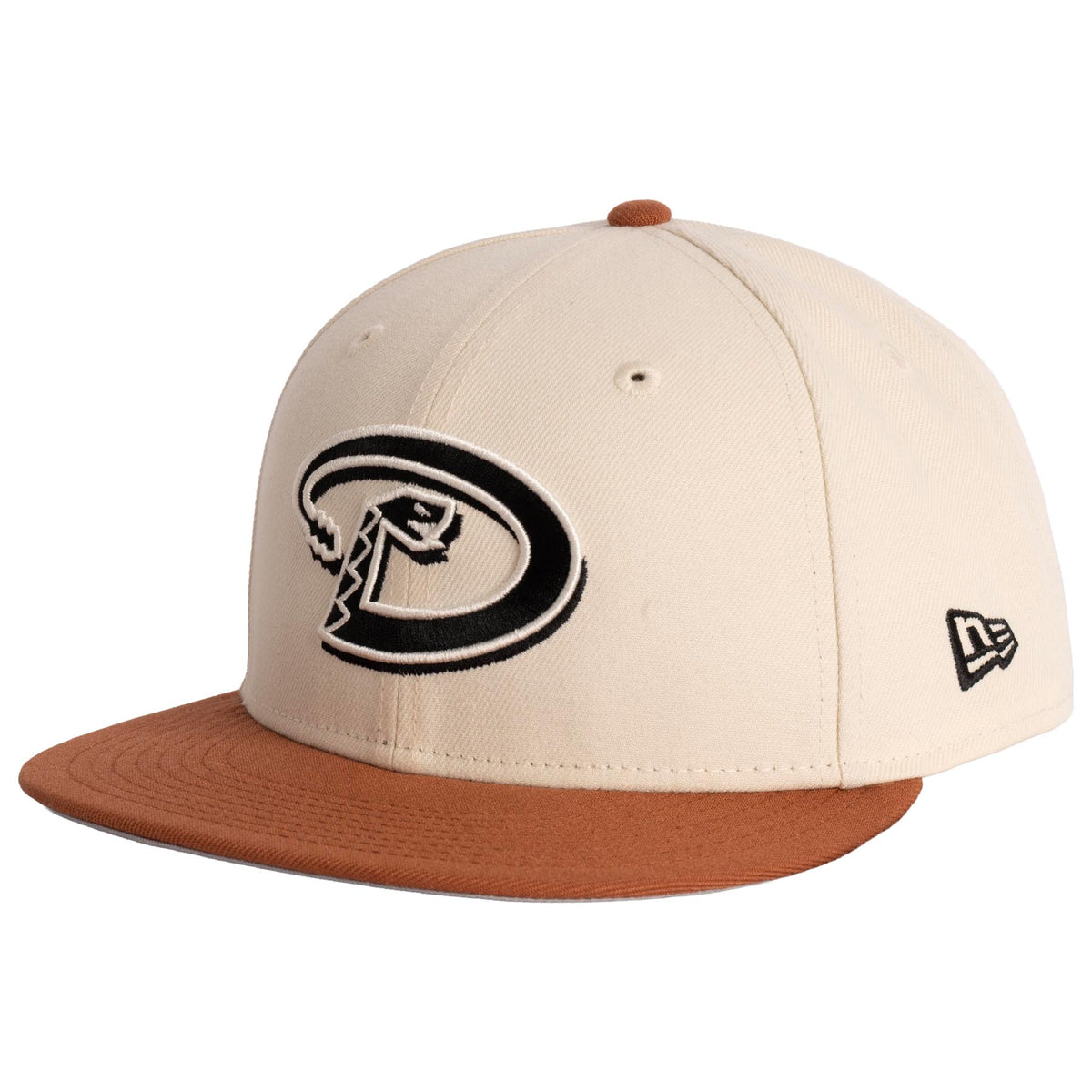 MLB Arizona Diamondbacks New Era Throwback Fieldstone 9FIFTY Snapback Hat- Light Cream