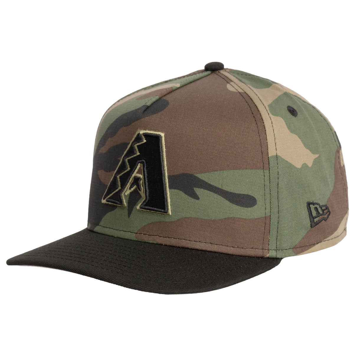 MLB Arizona Diamondbacks New Era Woodland Ops 9FIFTY A-Frame Snapback Hat- Camo