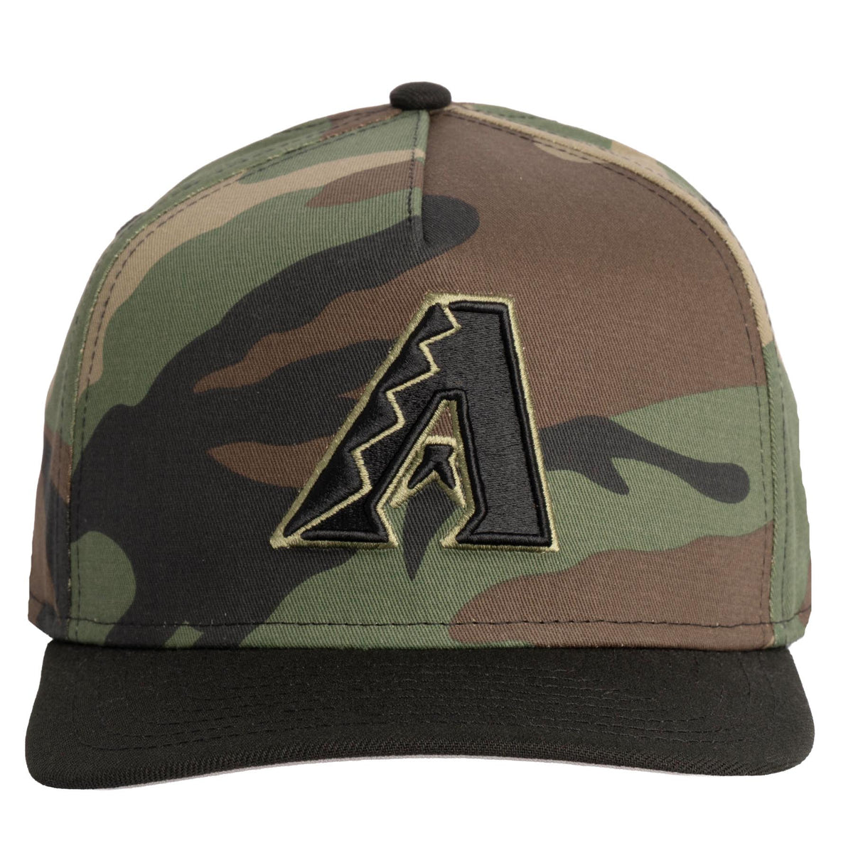 MLB Arizona Diamondbacks New Era Woodland Ops 9FIFTY A-Frame Snapback Hat- Camo