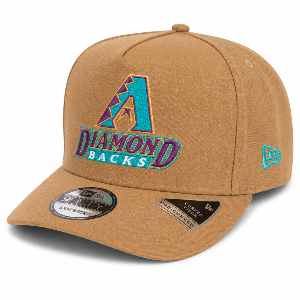 MLB Arizona Diamondbacks New Era Cooperstown Khaki 9FIFTY A-Frame