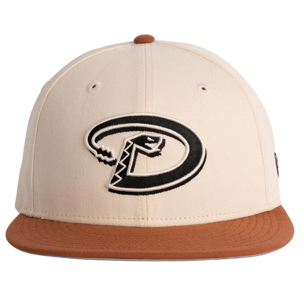 MLB Arizona Diamondbacks New Era Throwback Fieldstone 9FIFTY Snapback Hat- Light Cream
