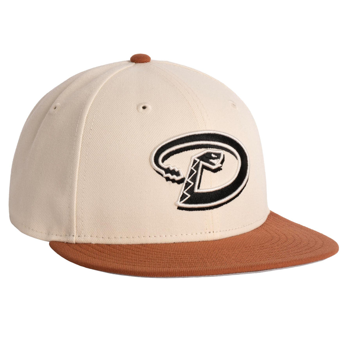 MLB Arizona Diamondbacks New Era Throwback Fieldstone 9FIFTY Snapback Hat- Light Cream