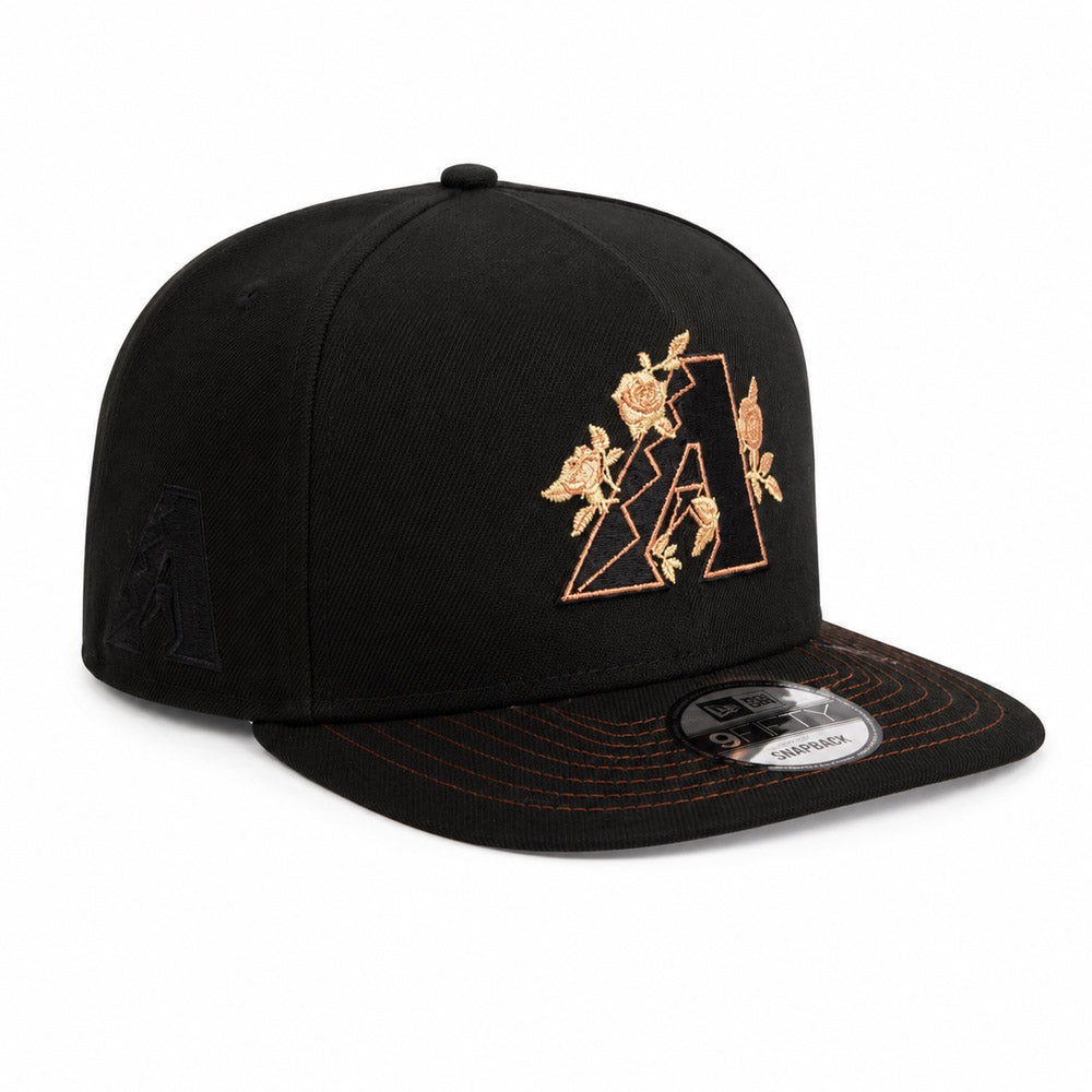 MLB Arizona Diamondbacks New Era City Connect Copper Mine 9FIFTY A-Frame Snapback Hat - Black