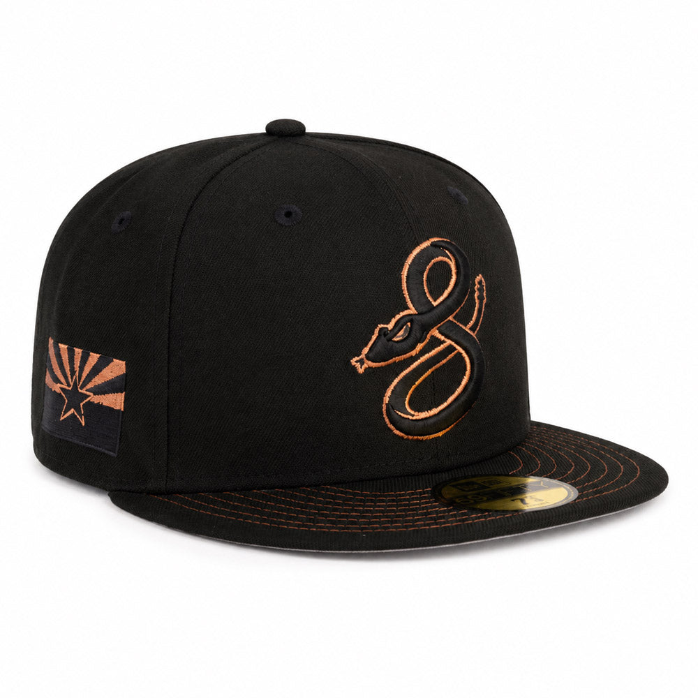 MLB Arizona Diamondbacks New Era City Connect Copper Mine 59FIFTY Fitted Hat - Black