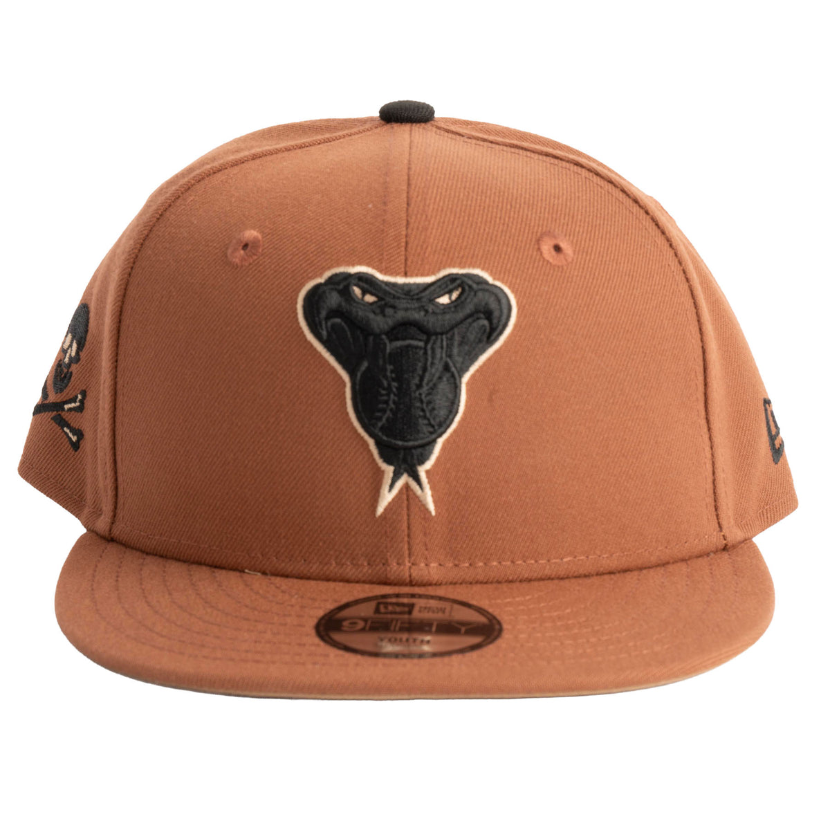 MLB Arizona Diamondbacks Youth New Era Jolly Roger 9FIFTY Snapback Hat- Brown