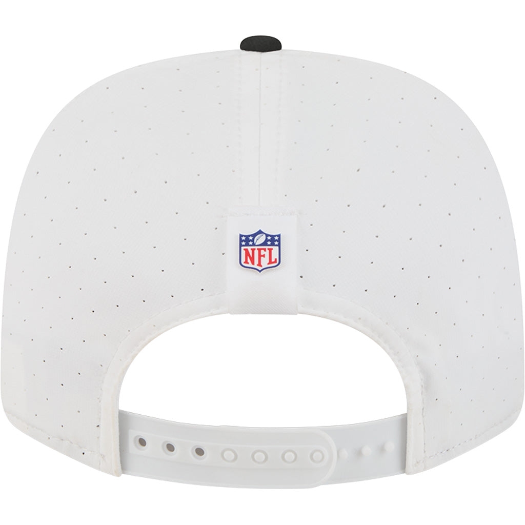 NFL Pittsburgh Steelers New Era 2025 Training 9SEVENTY Stretch-Snapback Hat - White