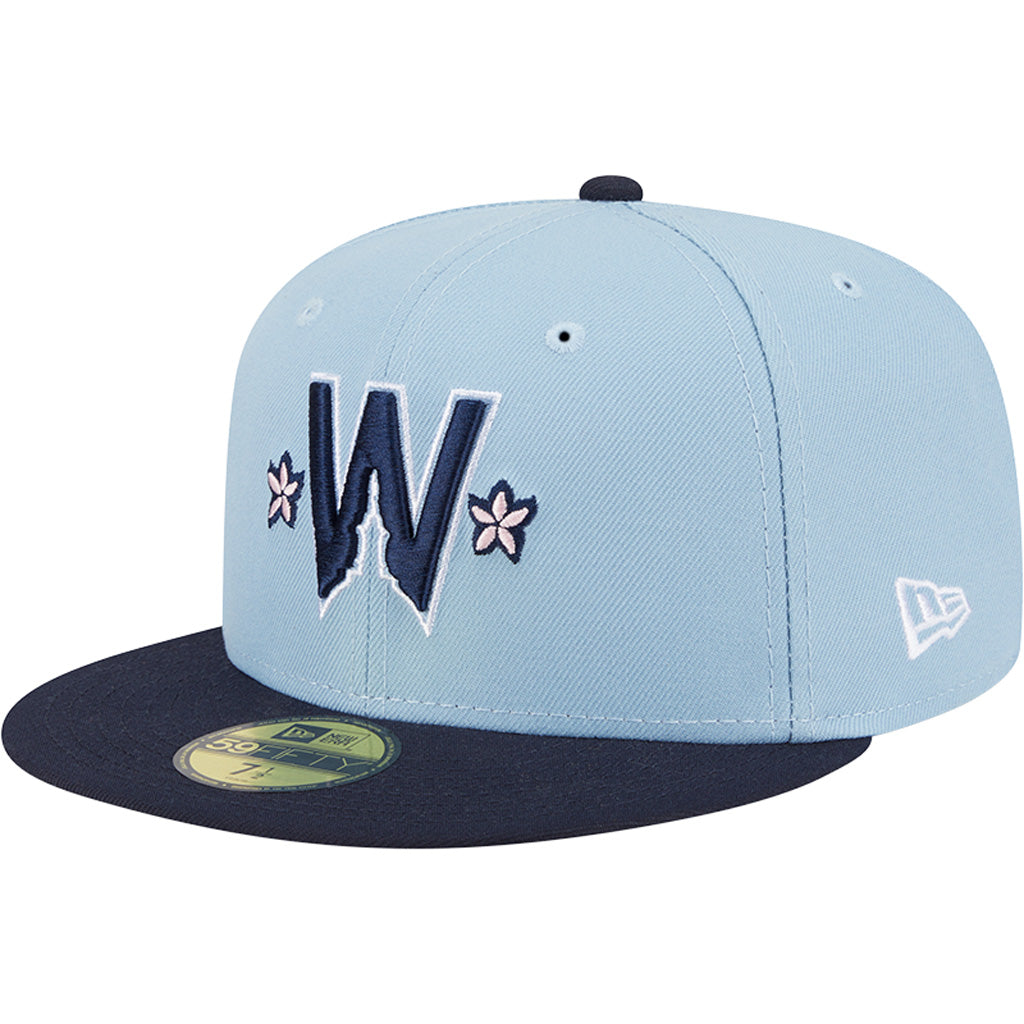 MLB Washington Nationals New Era 2025 City Connect Authentic Collection 59FIFTY Fitted Hat - Blue