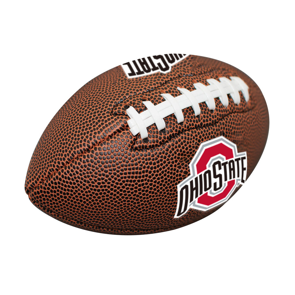 NCAA Ohio State Buckeyes Logo Brands Mini Composite Football - Brown