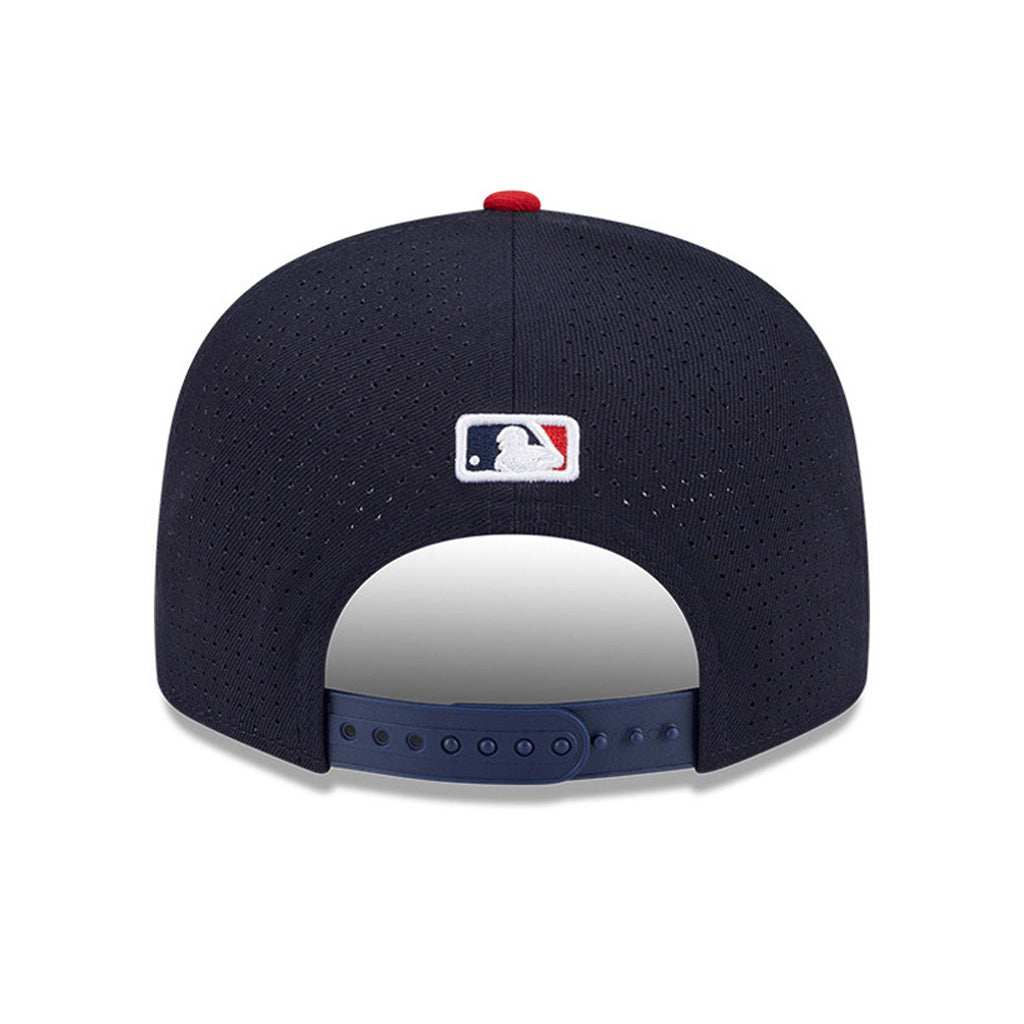 MLB Oakland Athletics New Era 2025 All Star Game Workout 9FIFTY Split Panel Snapback Hat - Navy