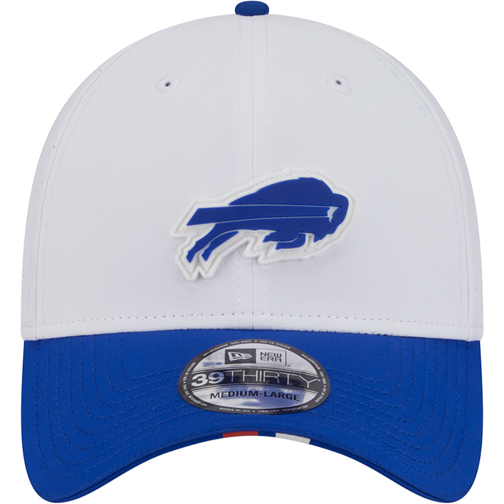 NFL Buffalo Bills New Era 2025 Training 39THIRTY Flex Fit Hat - White