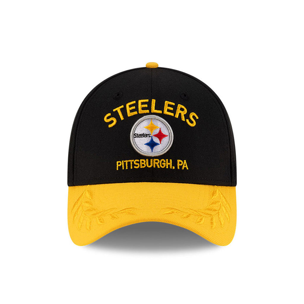 NFL Pittsburgh Steelers New Era 2025 Draft 39THIRTY Flex Fit Hat - Black