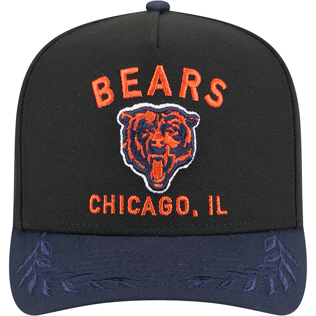 NFL Chicago Bears New Era 2025 Draft 9FIFTY A-Frame Hat - Black