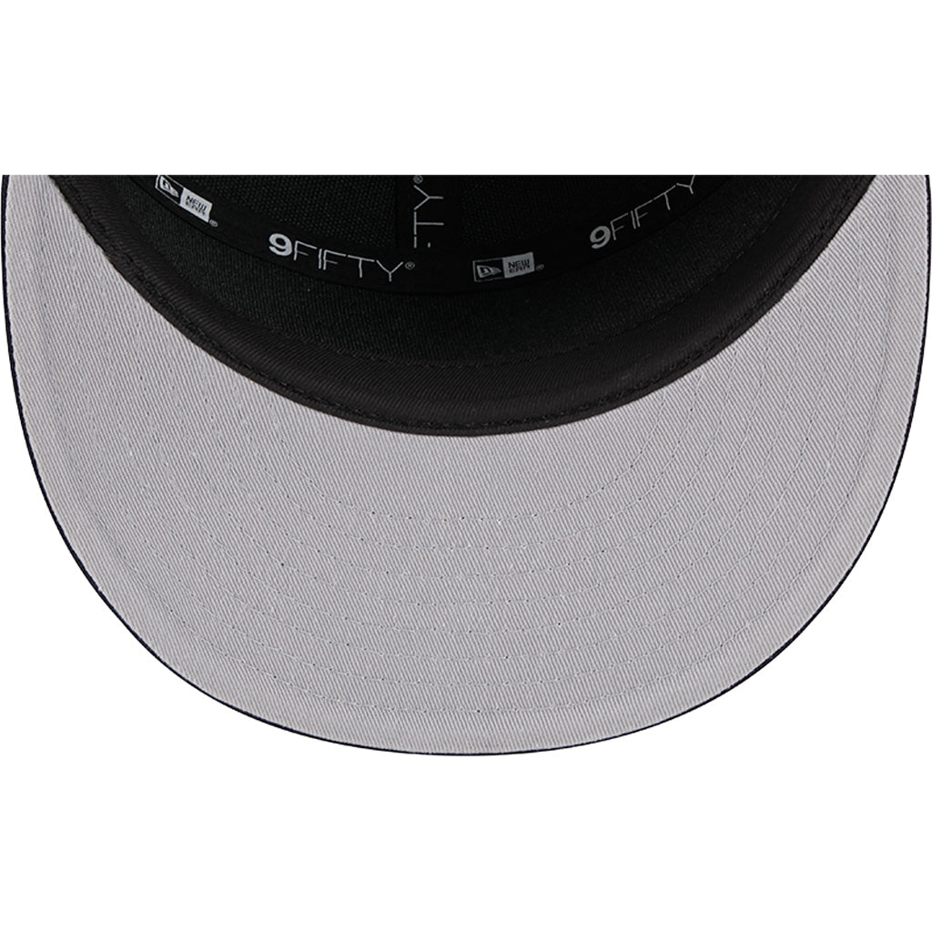 MLB Arizona Diamondbacks Cotton Canvas 9FIFTY Split Panel Snapback Hat - Black