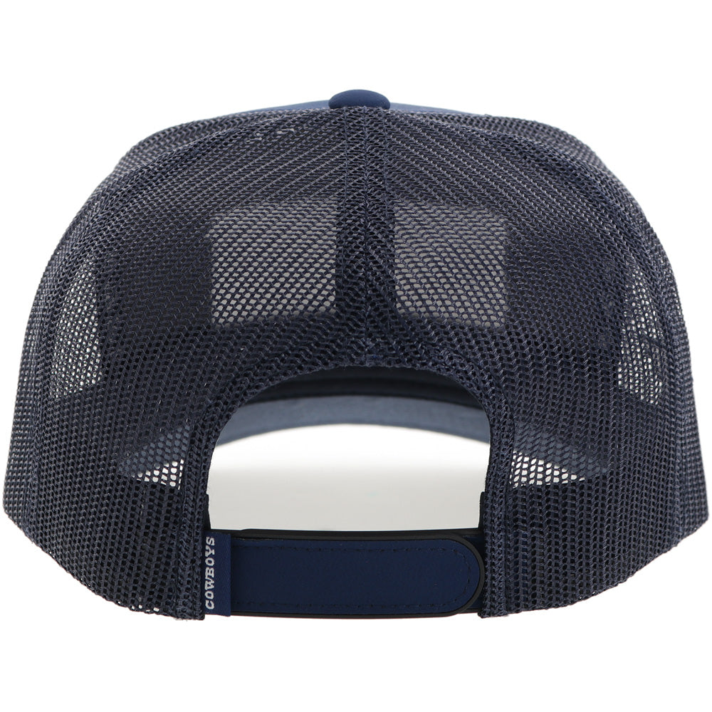 NFL Dallas Cowboys HOOey Script Rope Trucker Hat - Navy