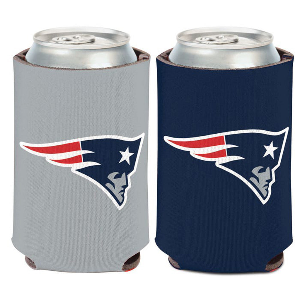 NFL New England Patriots WinCraft 12oz Logo Can Cooler - Gray/Navy