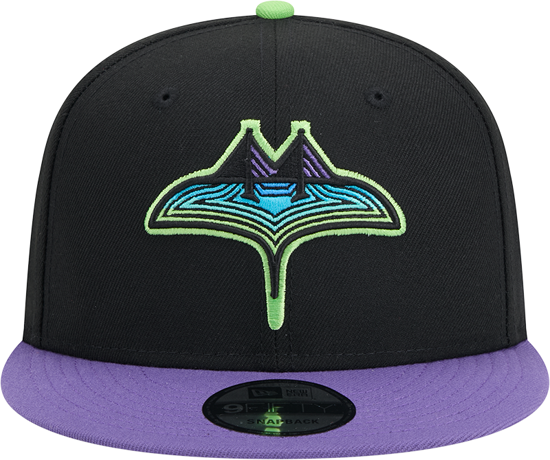 MLB Tampa Bay Rays New Era City Connect 9FIFTY Snapback Hat - Black