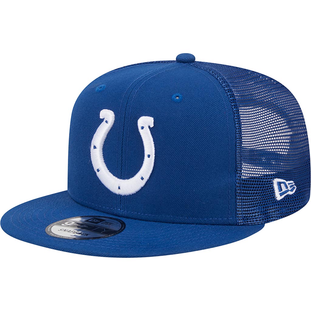 NFL Indianapolis Colts New Era 9FIFTY Snapback Trucker Hat - Blue