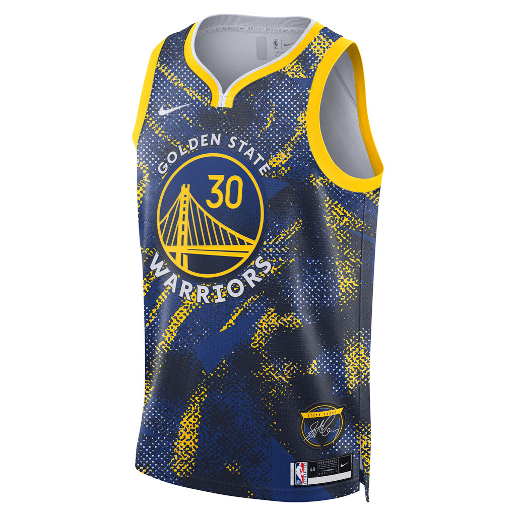 NBA Golden State Warriors Steph Curry Nike 2025 Select Series Swingman Jersey - Blue