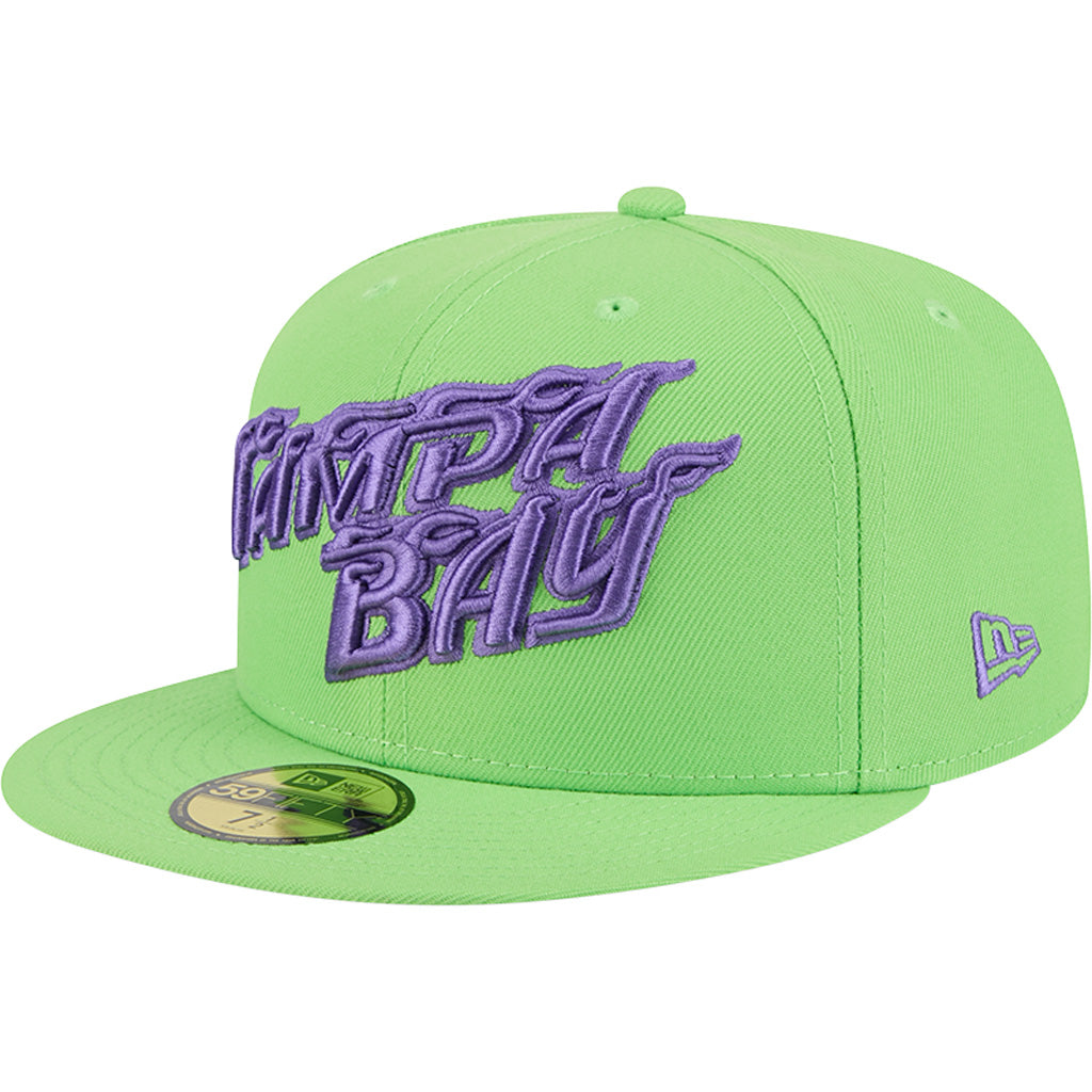 MLB Tampa Bay Rays New Era City Connect Fan Pack 59FIFTY Fitted Hat - Green