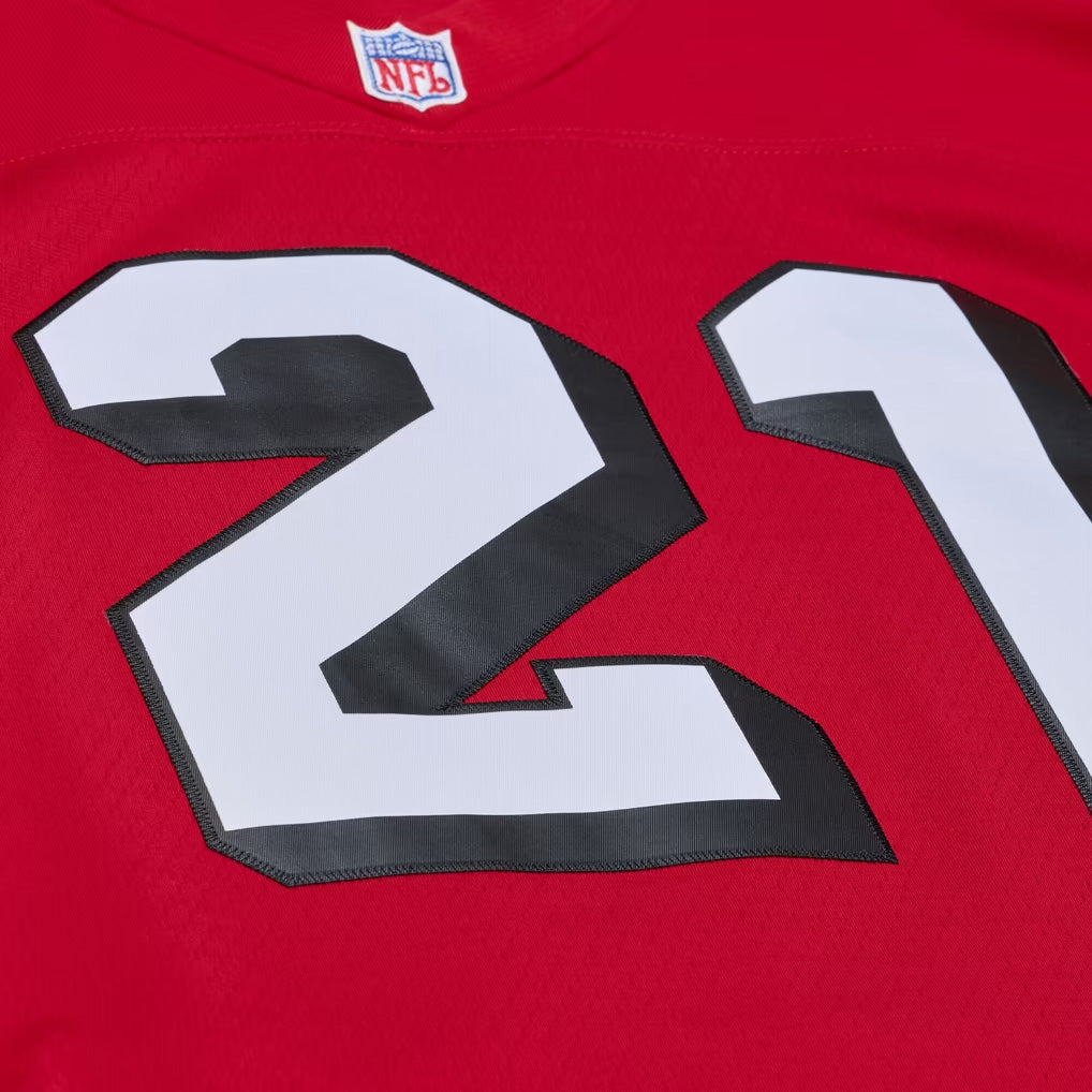 NFL San Francisco 49ers Deion Sanders Mitchell & Ness 1994 Legacy Jersey- Red