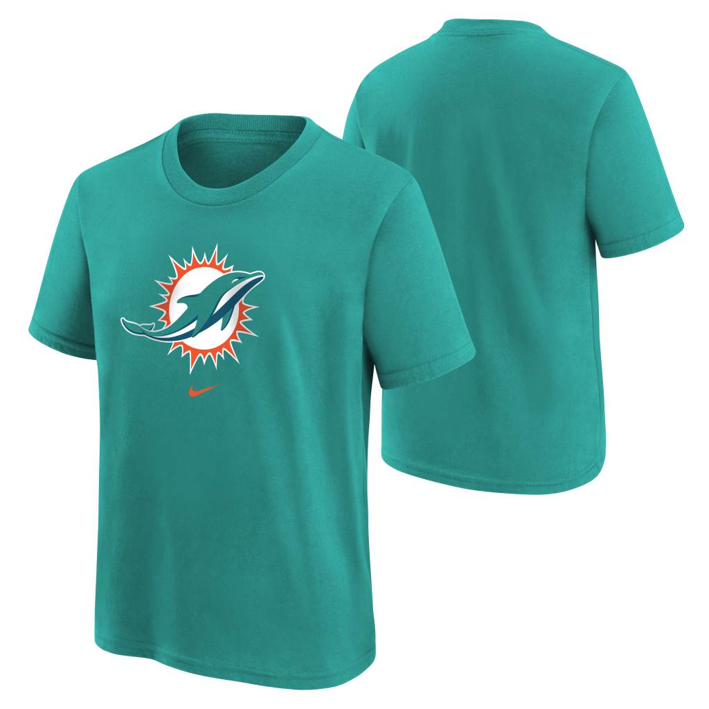 NFL Miami Dolphins Youth Nike Logo T-Shirt - Teal